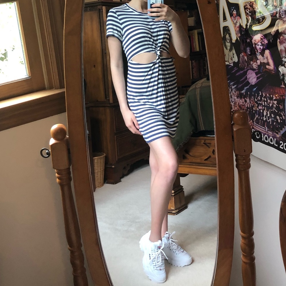 LA Hearts Cut Out Dress